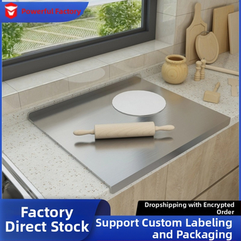 Nerūdijančio plieno sustorinta dvipusė pjaustymo lentelė buitinei pjaustymo lentai makaronų kočiojimui, minkymo plokštė, vaisių pjaustymas, virtuvės reikmenys plaukams