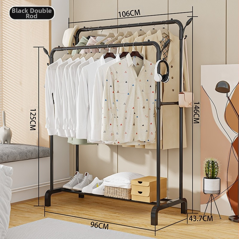 Lihtne panipaigaga riidepuu põrandal magamistoas elutoas lihtne riidepuu vertikaalne rõdu kuivatusrest hulgimüük