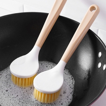 Puidust käepidemega potiharja imitatsioon, köögipotihari, pika käepidemega potipesuhari, universaalne köögipotiharja artefakt, mis ei kahjusta teie käsi, potiharja hulgimüük