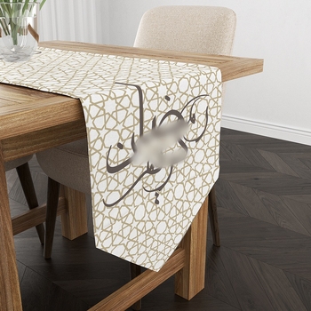 Tarpvalstybinio arabų festivalio stalo vėliava, kūrybingi laiškai, festivalio dekoravimas, restorano festivalio atmosfera, dulkės, yra sandėlyje.