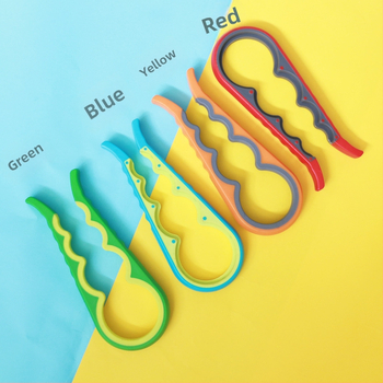 Πολυλειτουργικό ανοιχτήρι καπακιών μπουκαλιών τεσσάρων σε ένα, ανοιχτήρι κονσερβών κουζίνας, ανοιχτήρι μπουκαλιών με αντιολισθητικό άνοιγμα