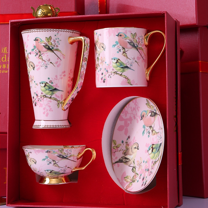 Meidao uhke kondiportselanist kohvitass, tipptasemel peen, täiustatud pärastlõunatee tass, kinkekarbis