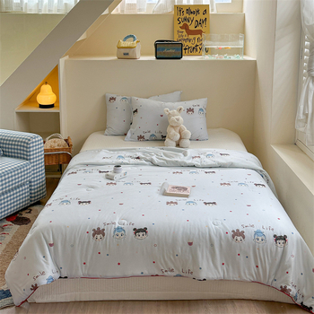 A-klassi ema- ja imikuklassi piimasiidist kootud puuvillane suvine tekk laste multifilmidest konditsioneeriga tekk üheinimesevoodi suvine jahe tekk sojaubadest tekk südamikuga