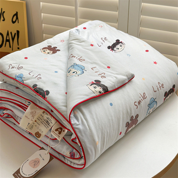 A-klassi ema- ja imikuklassi piimasiidist kootud puuvillane suvine tekk laste multifilmidest konditsioneeriga tekk üheinimesevoodi suvine jahe tekk sojaubadest tekk südamikuga