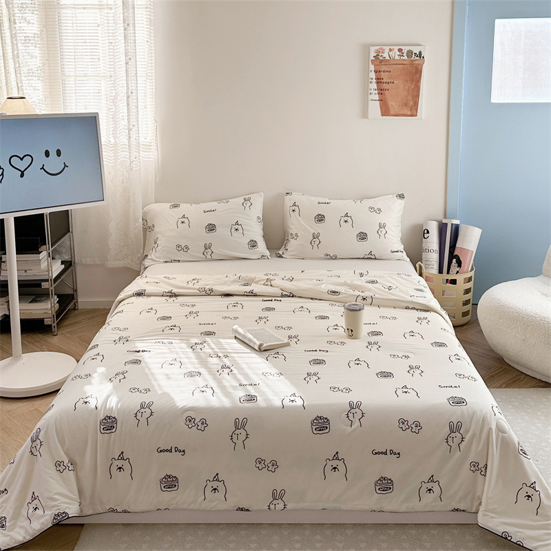 A-klassi ema- ja imikuklassi piimasiidist kootud puuvillane suvine tekk laste multifilmidest konditsioneeriga tekk üheinimesevoodi suvine jahe tekk sojaubadest tekk südamikuga