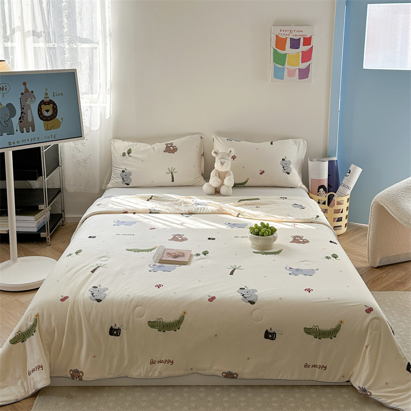 A-klassi ema- ja imikuklassi piimasiidist kootud puuvillane suvine tekk laste multifilmidest konditsioneeriga tekk üheinimesevoodi suvine jahe tekk sojaubadest tekk südamikuga