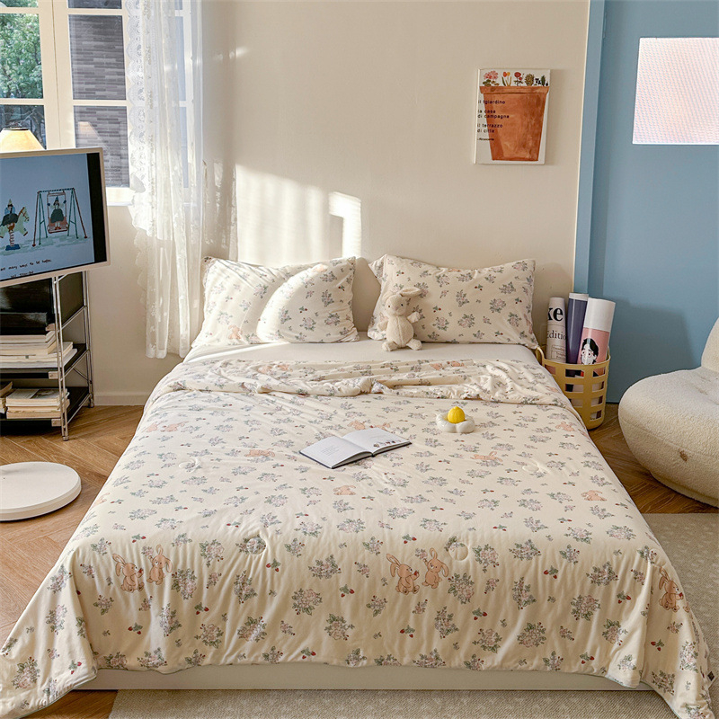 A-klassi ema- ja imikuklassi piimasiidist kootud puuvillane suvine tekk laste multifilmidest konditsioneeriga tekk üheinimesevoodi suvine jahe tekk sojaubadest tekk südamikuga