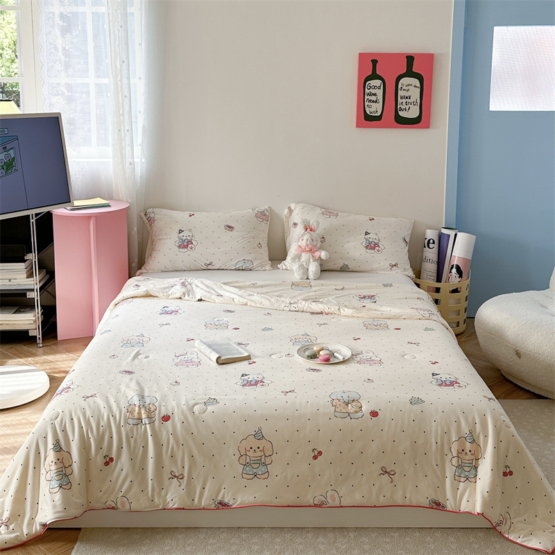 A-klassi ema- ja imikuklassi piimasiidist kootud puuvillane suvine tekk laste multifilmidest konditsioneeriga tekk üheinimesevoodi suvine jahe tekk sojaubadest tekk südamikuga