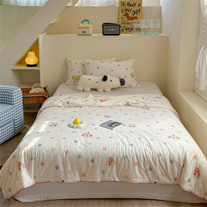 A-klassi ema- ja imikuklassi piimasiidist kootud puuvillane suvine tekk laste multifilmidest konditsioneeriga tekk üheinimesevoodi suvine jahe tekk sojaubadest tekk südamikuga