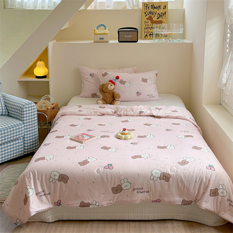 A-klassi ema- ja imikuklassi piimasiidist kootud puuvillane suvine tekk laste multifilmidest konditsioneeriga tekk üheinimesevoodi suvine jahe tekk sojaubadest tekk südamikuga