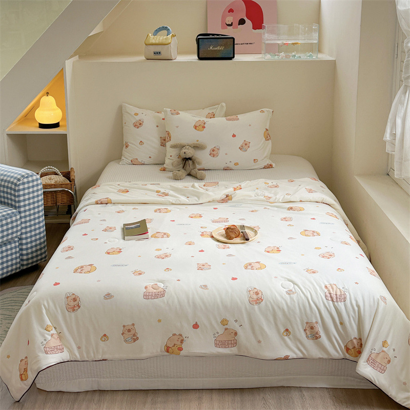 A-klassi ema- ja imikuklassi piimasiidist kootud puuvillane suvine tekk laste multifilmidest konditsioneeriga tekk üheinimesevoodi suvine jahe tekk sojaubadest tekk südamikuga