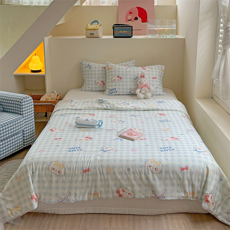 A-klassi ema- ja imikuklassi piimasiidist kootud puuvillane suvine tekk laste multifilmidest konditsioneeriga tekk üheinimesevoodi suvine jahe tekk sojaubadest tekk südamikuga