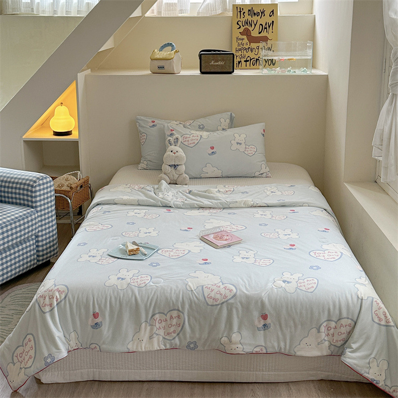 A-klassi ema- ja imikuklassi piimasiidist kootud puuvillane suvine tekk laste multifilmidest konditsioneeriga tekk üheinimesevoodi suvine jahe tekk sojaubadest tekk südamikuga