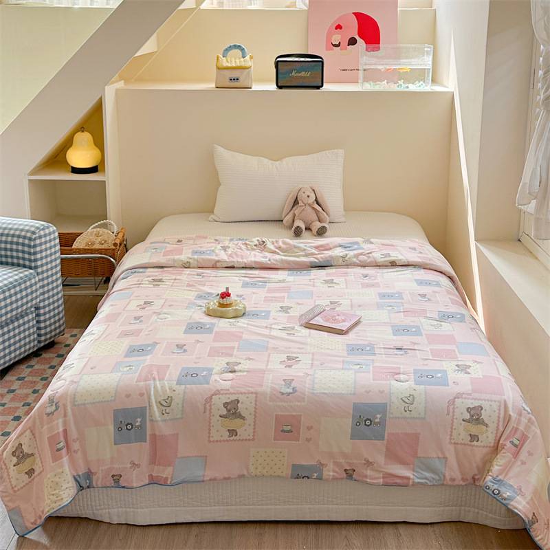 A-klassi ema- ja imikuklassi piimasiidist kootud puuvillane suvine tekk laste multifilmidest konditsioneeriga tekk üheinimesevoodi suvine jahe tekk sojaubadest tekk südamikuga