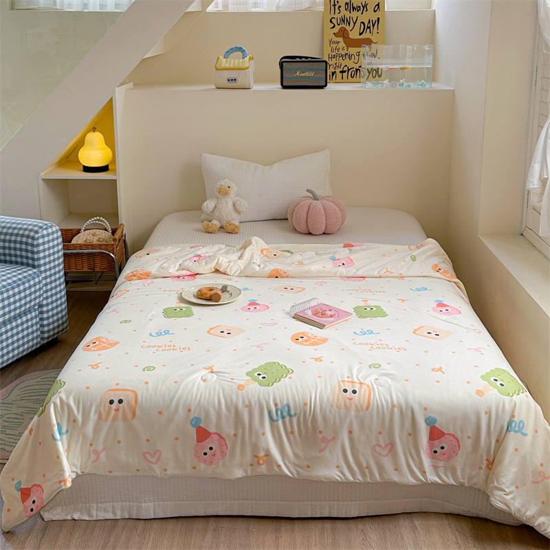 A-klassi ema- ja imikuklassi piimasiidist kootud puuvillane suvine tekk laste multifilmidest konditsioneeriga tekk üheinimesevoodi suvine jahe tekk sojaubadest tekk südamikuga