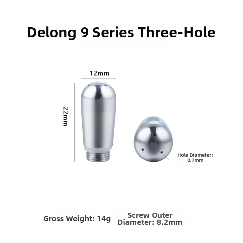 Tehase otsene universaalne piimavahustamismasina otsik kohvimasina lisatarvikud roostevabast terasest kolme-/neljaauguline auruotsik