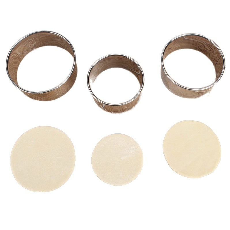 Roostevabast terasest pelmeenide koorikuvormi ja pelmeenide valmistamise tööriistade kolmeosaline komplekt