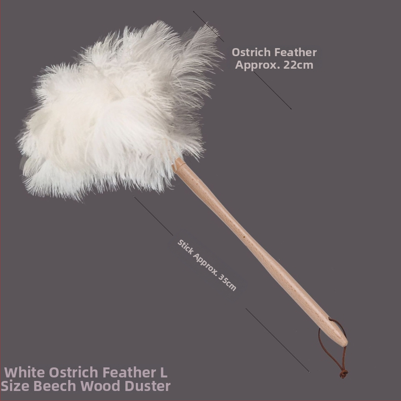 Stručio plunksnų šluostė dulkių šluostė plunksnų šluostė plunksnų šluostė su medžio masyvo rankena plunksnų šluostė valymo rekvizitai