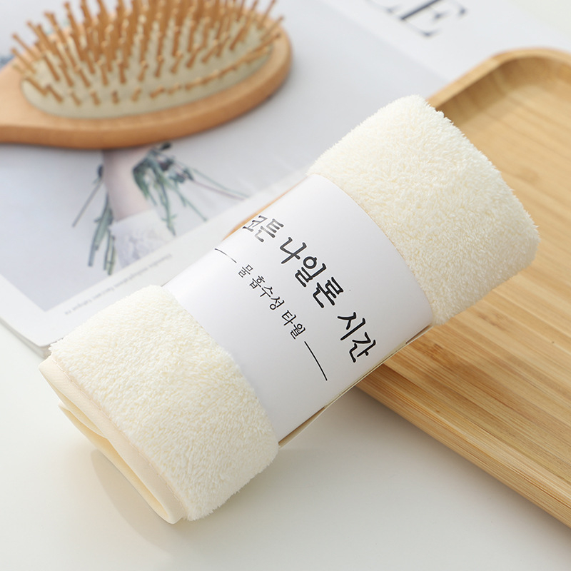 Didelio tankio koralų aksomo rankšluostis, sutirštintas, stipriai sugeriantis rankšluostis, pagamintas pagal užsakymą, 30 * 60 kasdienių reikmenų super rankšluostis