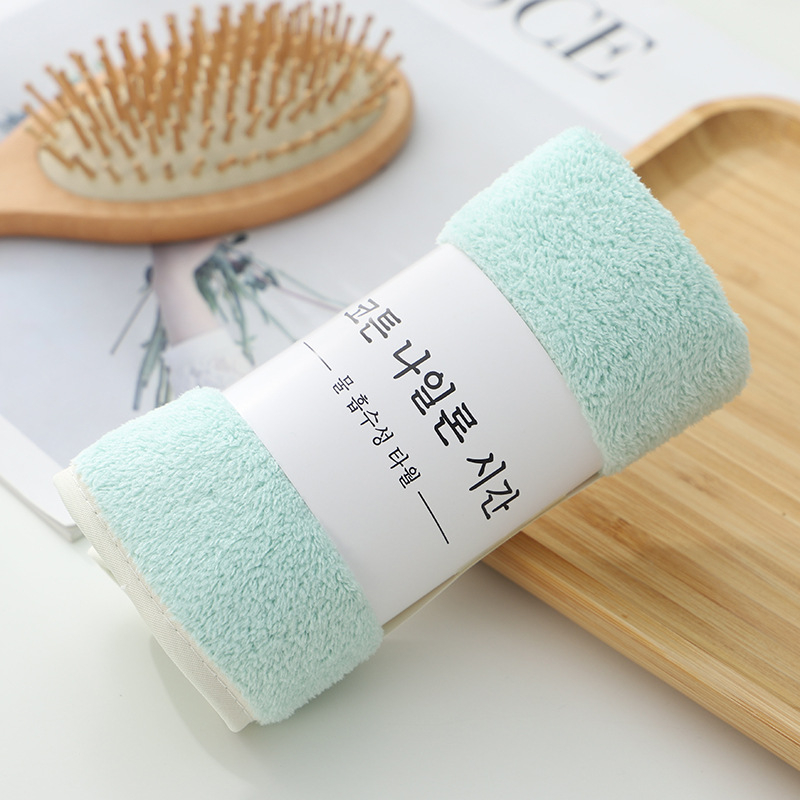 Didelio tankio koralų aksomo rankšluostis, sutirštintas, stipriai sugeriantis rankšluostis, pagamintas pagal užsakymą, 30 * 60 kasdienių reikmenų super rankšluostis