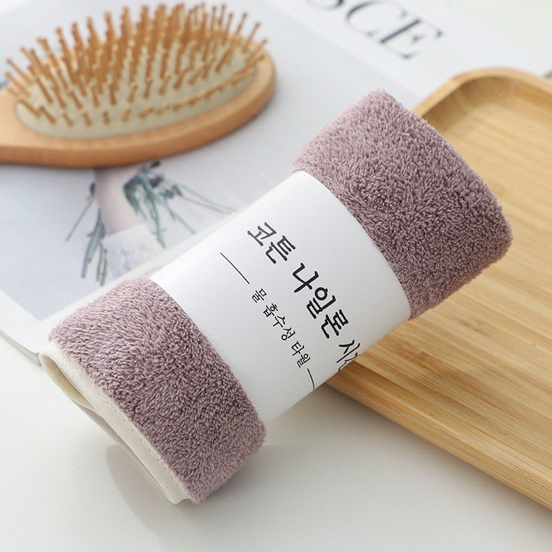 Didelio tankio koralų aksomo rankšluostis, sutirštintas, stipriai sugeriantis rankšluostis, pagamintas pagal užsakymą, 30 * 60 kasdienių reikmenų super rankšluostis