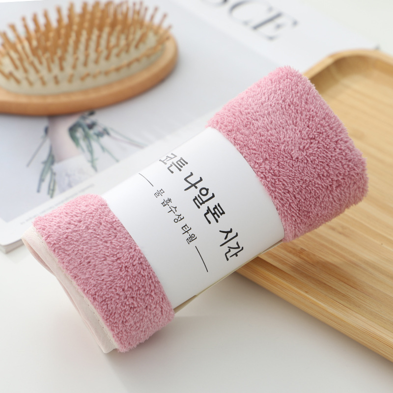 Didelio tankio koralų aksomo rankšluostis, sutirštintas, stipriai sugeriantis rankšluostis, pagamintas pagal užsakymą, 30 * 60 kasdienių reikmenų super rankšluostis