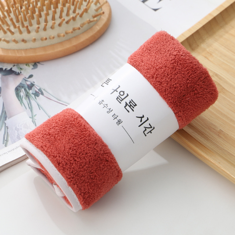 Didelio tankio koralų aksomo rankšluostis, sutirštintas, stipriai sugeriantis rankšluostis, pagamintas pagal užsakymą, 30 * 60 kasdienių reikmenų super rankšluostis