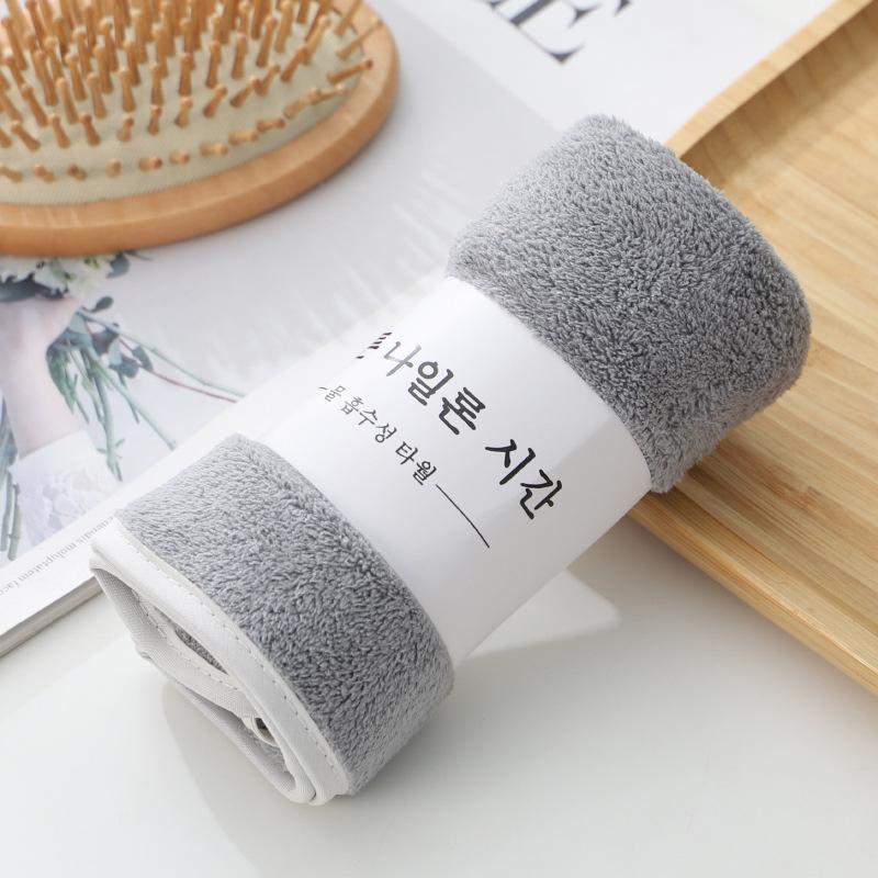 Didelio tankio koralų aksomo rankšluostis, sutirštintas, stipriai sugeriantis rankšluostis, pagamintas pagal užsakymą, 30 * 60 kasdienių reikmenų super rankšluostis