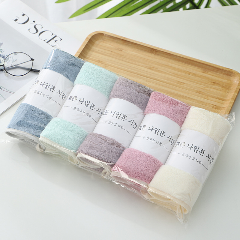 Didelio tankio koralų aksomo rankšluostis, sutirštintas, stipriai sugeriantis rankšluostis, pagamintas pagal užsakymą, 30 * 60 kasdienių reikmenų super rankšluostis