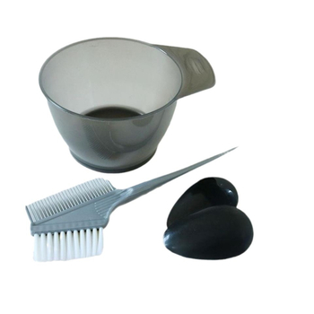 Plaukų dažymo įrankiai, tinkantys buitiniam aliejaus apdorojimui, skara, didelis plaukų dažymo dubuo, šukos, profesionalūs plaukų produktai, minkštas šepetys, ausų kaukė