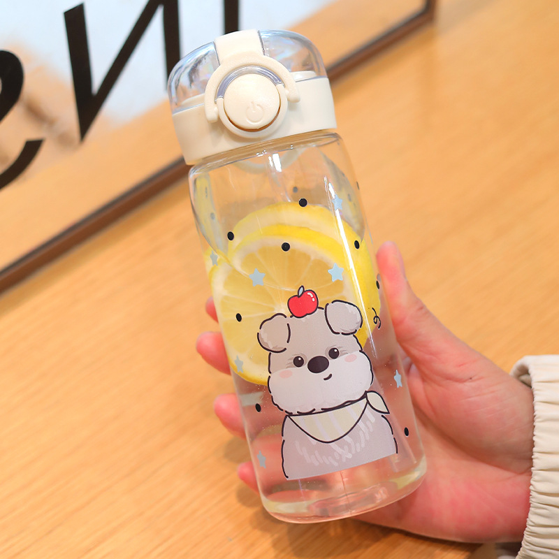 Gudra bērnu ūdens krūze Jauna skolēna pārnēsājama plastmasas krūze Radoša nacionālā stila pāva zieda tauriņa Kapibala