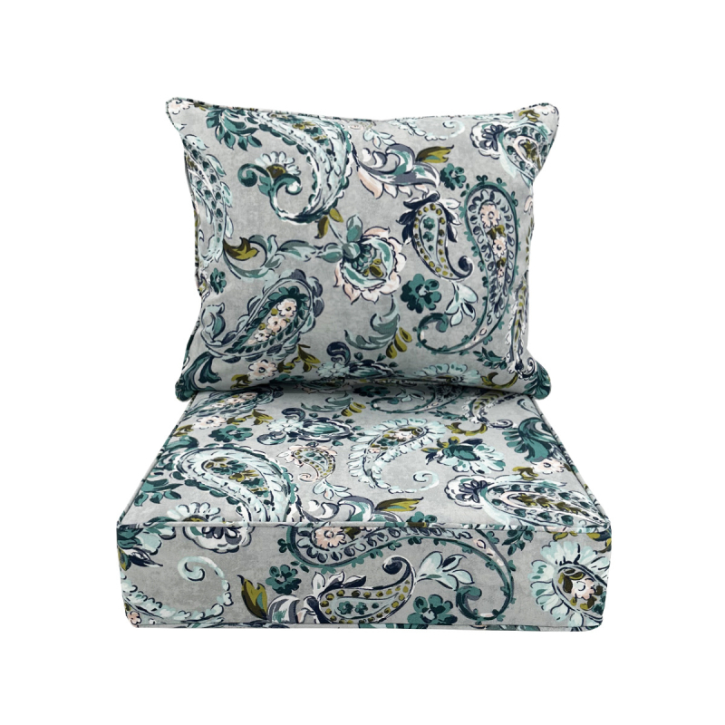 Piiriülene e-kaubandus Amazon Temu õues kasutatav triibuline geomeetriline boheemlaslik stiilis padi, UV-vastane istmepadi