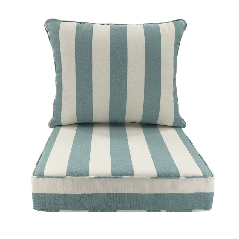 Piiriülene e-kaubandus Amazon Temu õues kasutatav triibuline geomeetriline boheemlaslik stiilis padi, UV-vastane istmepadi