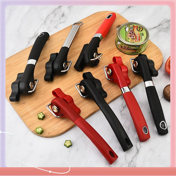 ➺ Χειροκίνητο ανοιχτήρι κονσερβών από ανοξείδωτο ατσάλι, ανοιχτήρι κονσερβών με μία λαβή και πλευρικό άνοιγμα, μαχαίρι κονσερβών Cross-Border Amazon