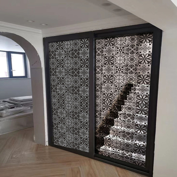 Retroklaasist kile elektrostaatiline klaasist kleebis läbipaistev läbipaistev dekoratiivne klaasist kleebiskile