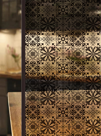 Retroklaasist kile elektrostaatiline klaasist kleebis läbipaistev läbipaistev dekoratiivne klaasist kleebiskile