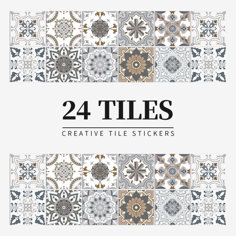 Europietiško stiliaus sienų lipdukai, imitacinių plytelių lipdukai, vandeniui atsparūs sienų lipdukai, lipnūs tapetai vonios kambariui, aliejui atsparūs virtuvės lipdukai