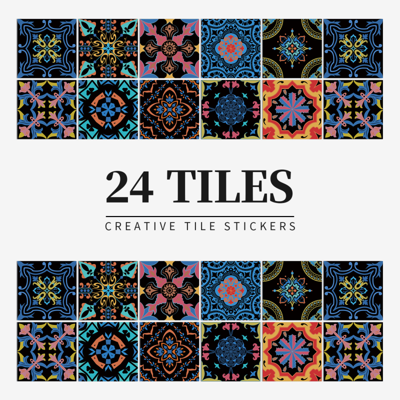 Europietiško stiliaus sienų lipdukai, imitacinių plytelių lipdukai, vandeniui atsparūs sienų lipdukai, lipnūs tapetai vonios kambariui, aliejui atsparūs virtuvės lipdukai