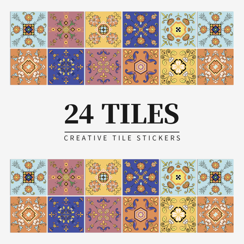 Europietiško stiliaus sienų lipdukai, imitacinių plytelių lipdukai, vandeniui atsparūs sienų lipdukai, lipnūs tapetai vonios kambariui, aliejui atsparūs virtuvės lipdukai