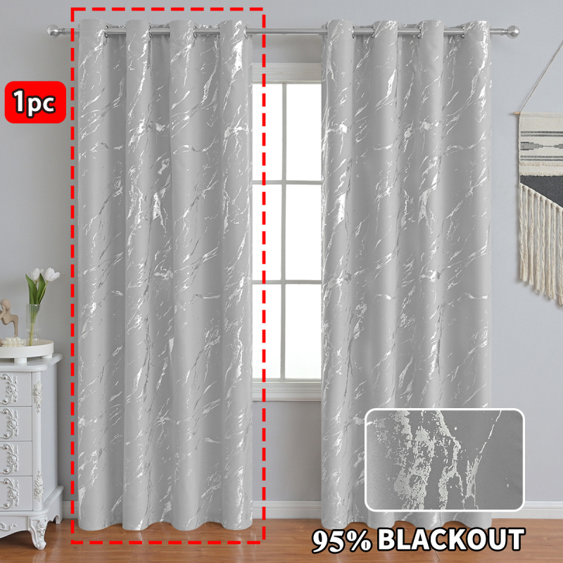 Aukšto tikslumo, aukso ir sidabro folijos marmurinės, tarpsieninės, tamsinančios užuolaidos su skylutėmis svetainei, apsaugančios nuo saulės, apdailos užuolaidos