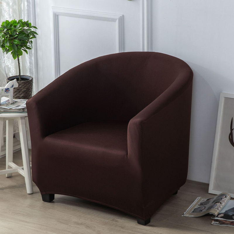 Удебелен калъф за единичен диван от сребърна лисица, кадифе, млечен копринен, полукръгъл, дъгов, калъф за диван, интернет кафене, калъф за диван