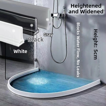 Silikoonist vettpidav riba valamu tööpindadele, isekleepuv L-kujuline köögivahe veetõke, vannitoa vettpidav riba, isekleepuv