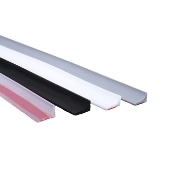 Silikoonist vettpidav riba valamu tööpindadele, isekleepuv L-kujuline köögivahe veetõke, vannitoa vettpidav riba, isekleepuv