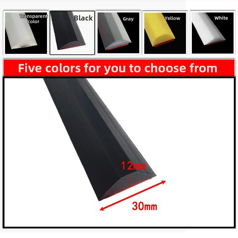 Silikoonist vettpidav riba valamu tööpindadele, isekleepuv L-kujuline köögivahe veetõke, vannitoa vettpidav riba, isekleepuv