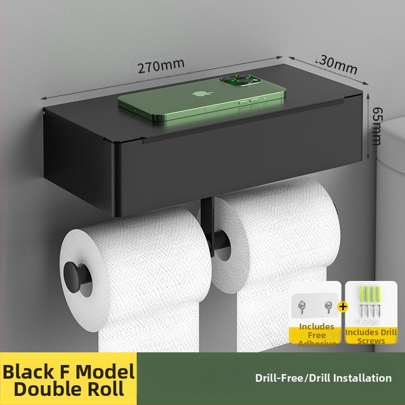 Uus roostevabast terasest märgade salvrätikute riiul, rullpaberi riiul, piiriülene Amazoni salvrätikute rullpaberi riiul, augustamata mobiiltelefonide riiul