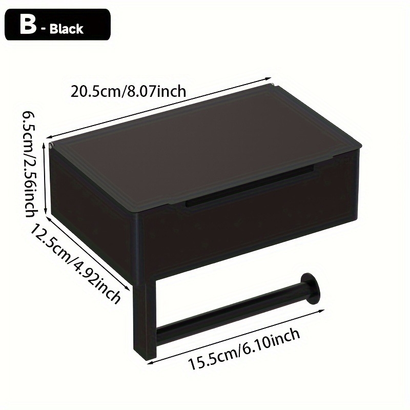 Uus roostevabast terasest märgade salvrätikute riiul, rullpaberi riiul, piiriülene Amazoni salvrätikute rullpaberi riiul, augustamata mobiiltelefonide riiul