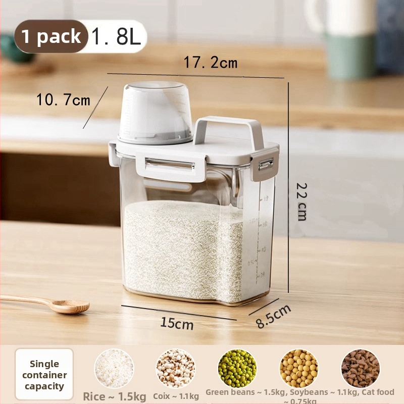 Jaapani stiilis nelja nupuga riisitünn suletud teravilja hoiustamise tünn teravilja köögis hoiustamise suletud mahuti toidukvaliteediga niiskuskindel värskena hoidmise kast