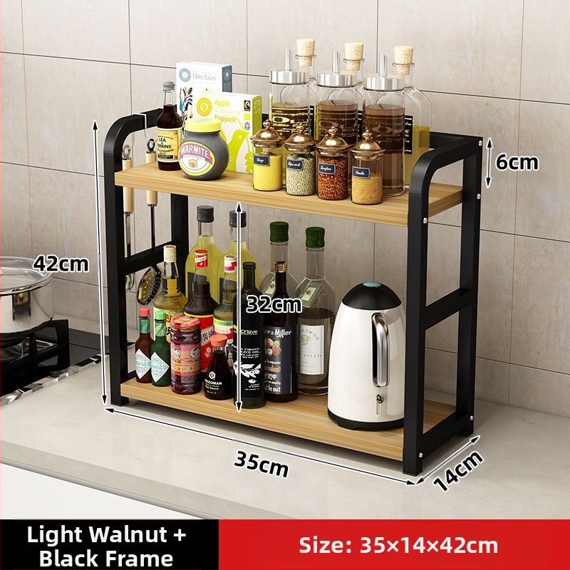 Köögimaitseainete hoiuriiul Multifunktsionaalne majapidamislaua hoiuriiul Maitseaineõli Soolakaste Äädikapliit Uus stiil