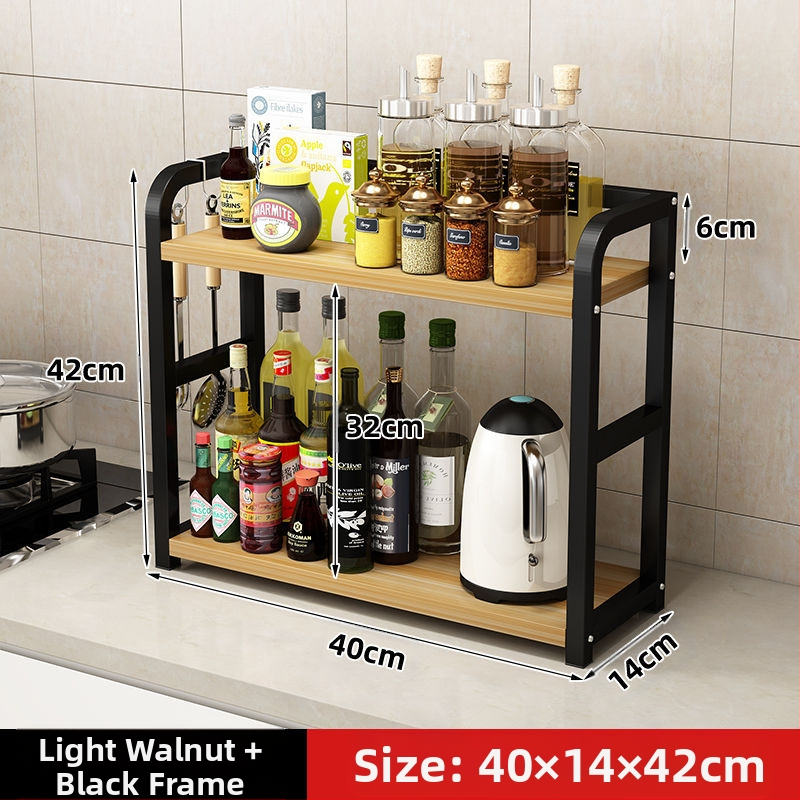 Köögimaitseainete hoiuriiul Multifunktsionaalne majapidamislaua hoiuriiul Maitseaineõli Soolakaste Äädikapliit Uus stiil
