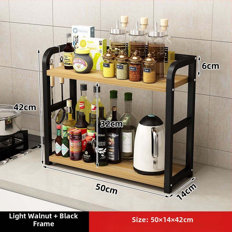 Köögimaitseainete hoiuriiul Multifunktsionaalne majapidamislaua hoiuriiul Maitseaineõli Soolakaste Äädikapliit Uus stiil